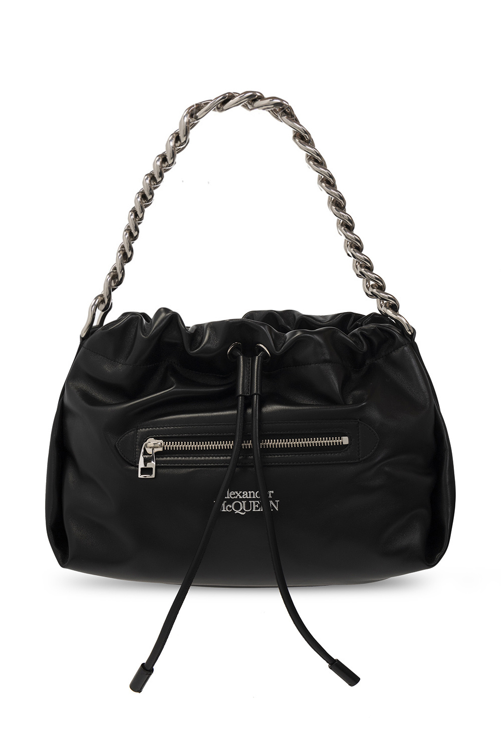 Alexander McQueen AMQ TRS FLRD HW RLXD FIT CRP Shoulder bag with logo Alexander McQueen SchaferandweinerShops Netherlands